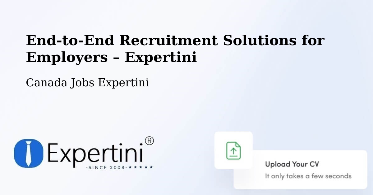 Recruitment Solutions for Employers – St. Albert - St. Albert, Canada Jobs Expertini